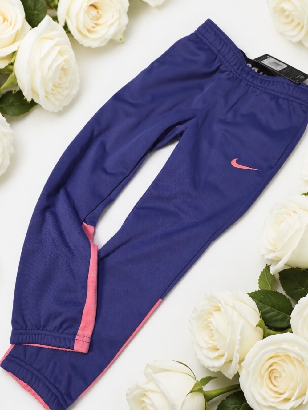 Nike Girls' Purple and Pink Athletic Joggers Girls 6 Nwt